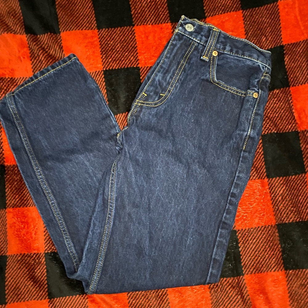 levi’s 505 dark wash jeans